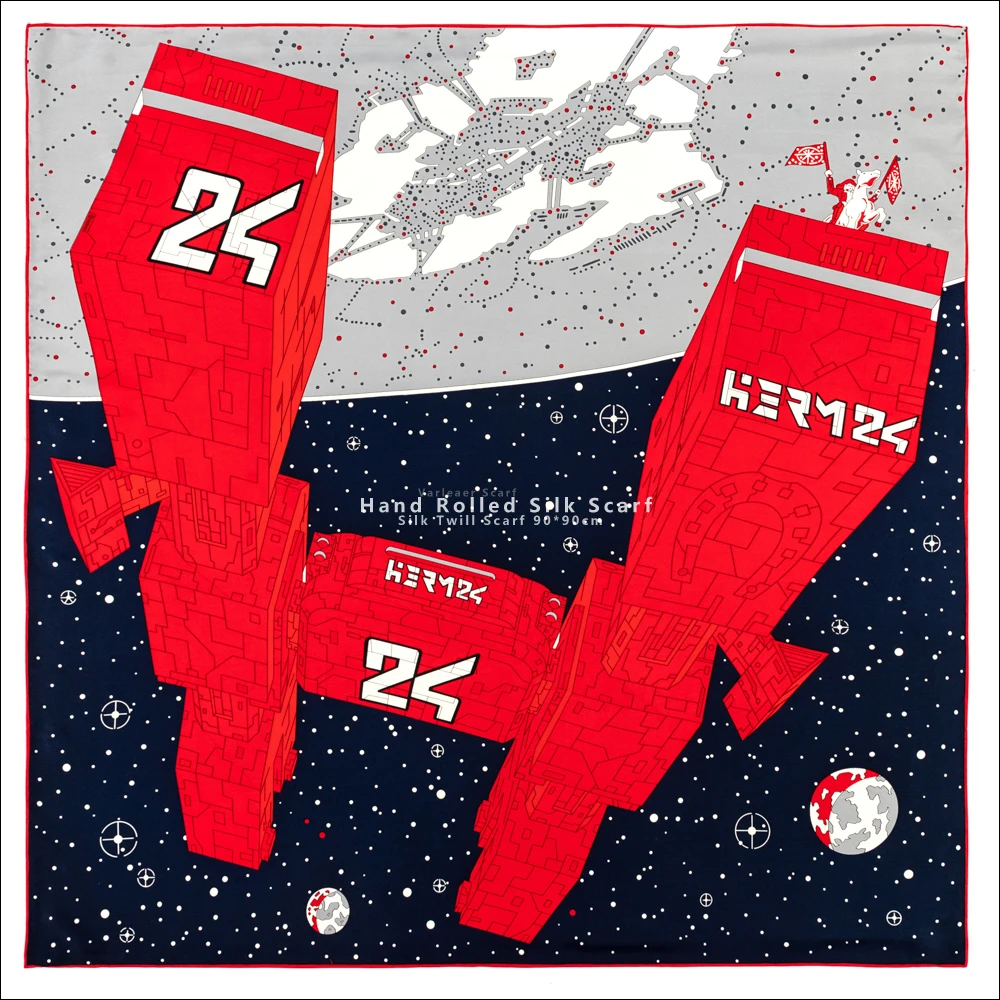 

Женский большой квадратный шелковый шарф, шёлковый шарф с закатанными краями, женский весенний шарф из натурального 100% шелка, шаль для воло...