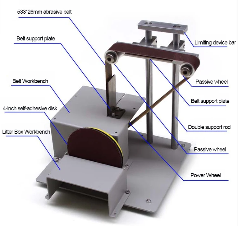 Настольная пила многофункциональный мини станок для резки микро бензопилы
