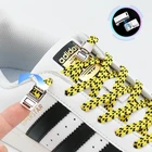 Шнурки без завязывания, резинки, магнитные, для кроссовок, эластичные, без завязывания, для детей и взрослых, плоская обувь