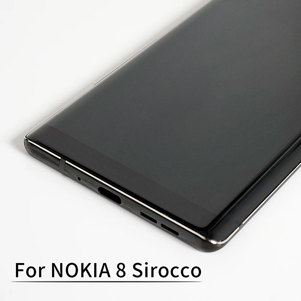 HH AMOLED 5," для NOKIA 8 Sirocco ЖК-дисплей сенсорный экран с рамкой дигитайзер для NOKIA 8 Sirocco дисплей для 8 S TA-1005 ЖК