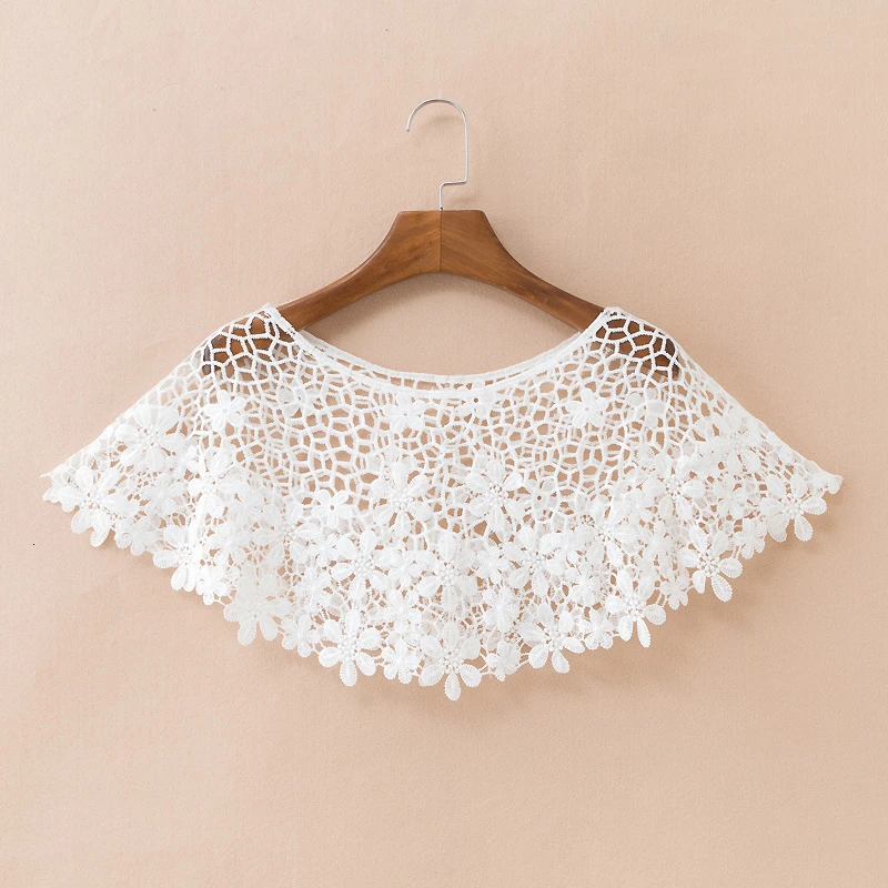 Летняя белая тонкая кружевная блузка Женская пляжная Солнцезащитная рубашка