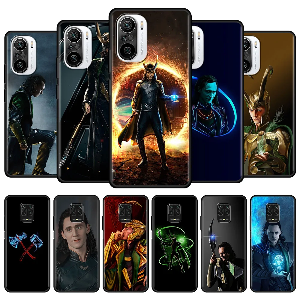 

Marvel Hero Loki Black Phone Case For Xiaomi Redmi Note 10 9 8 Pro 10Lite 9T 9S 8T 7 for redmi 9 9C 9A 9T 8 8A 7 Coque