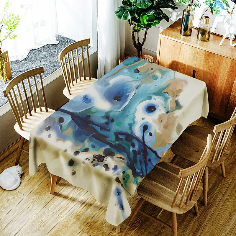 Bird Tablecloth Waterproof Oilcloth Washable Rectangular Decorative Table Cover Tapete Home Cloths Oilproof | Дом и сад