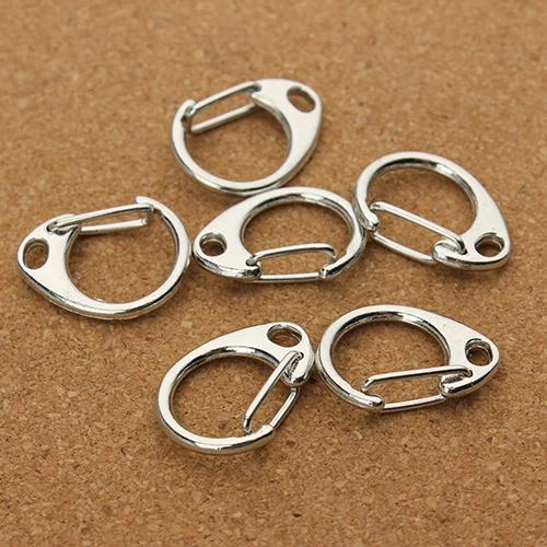 

Ciseng 20pcs/lot Silver Color Metal Big Snap Lobster Clasps 18*23mm fit Keychain Bracelet for DIY Jewelry Findings Accessories