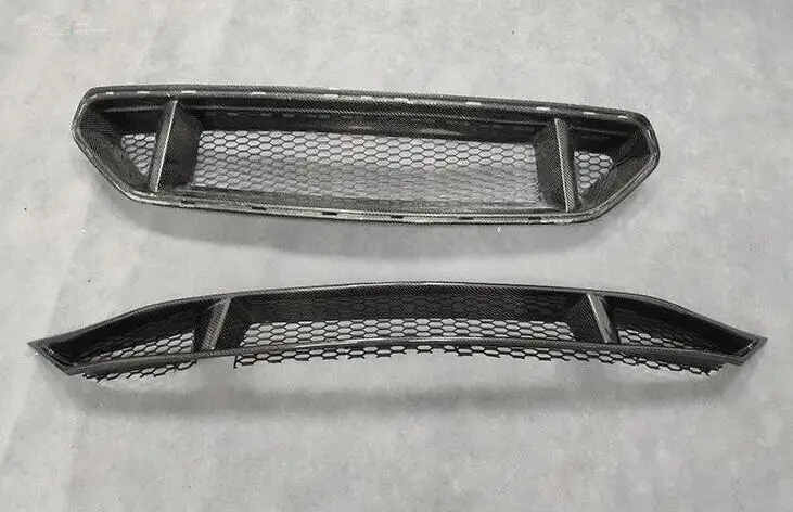 ABS праймер/углеродное волокно выше и ниже переднего бампера гоночная сетчатая