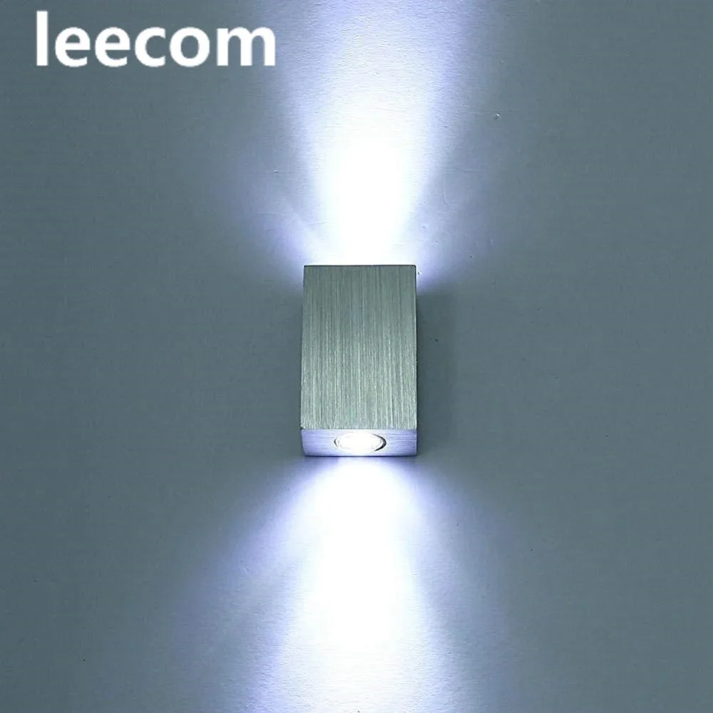 Светильник Настенный алюминиевый светодиодный компактный 2 Вт для гостиной |