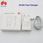 Оригинальное зарядное устройство для Huawei 5 В2 а 9 В2 А USB быстрая зарядка для Huawei P8 P9 Plus Lite Honor 8 9 Mate10 Nova 2 2i 3 3i зарядка
