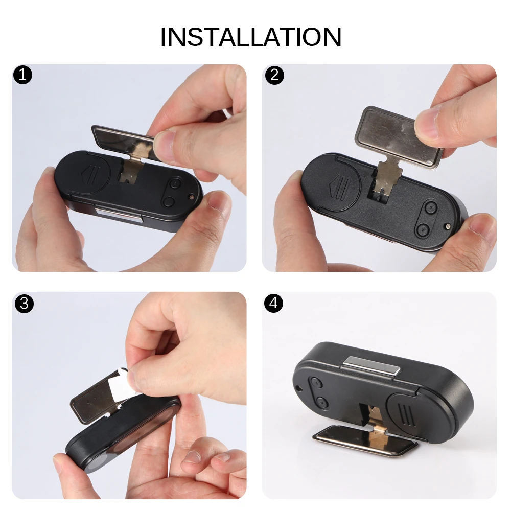 Автомобильные часы с ЖК светодиодный дисплеем термометром без батареи 2 в 1| |