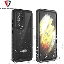 S21 Ultra Waterproof Case For Samsung Galaxy S21 Ultra 5G S21+ Swim Proof Case Built in Screen Protector Cover Protection Capa