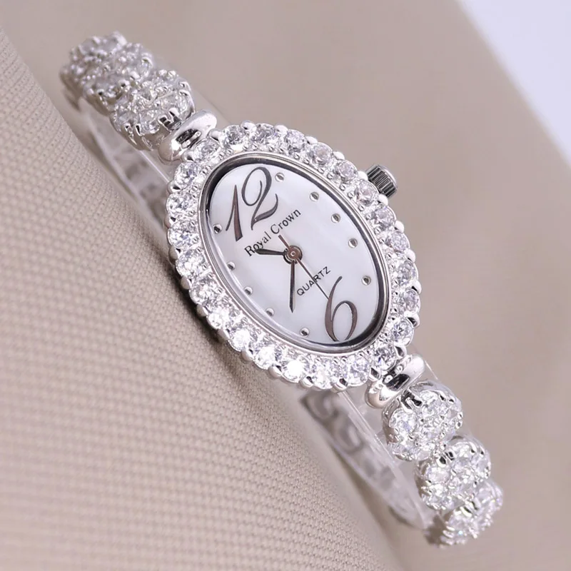Royal Crown 24 32mm Распродажа! Специальное предложение японские кварцевые Mov't мужские часы Melissa Julius Royal Crown женские часы из натуральной кожи часы из нержавеющей стали - Цвет: Royal Crown 24 32mm