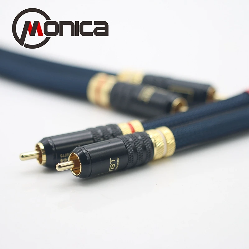HIFI Monica ST 48B G3 аудиоустройство кабель усилитель CD сигнальный WBT позолоченный RCA