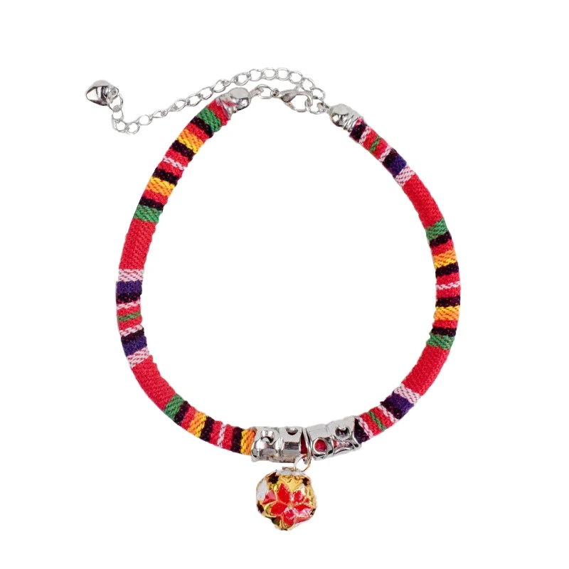 Pet Collar With Bell Cute Fashion Neck Strap Dog Cat Puppy Charm Lovely Safety Collars Extend Chain Pets Product | Дом и сад