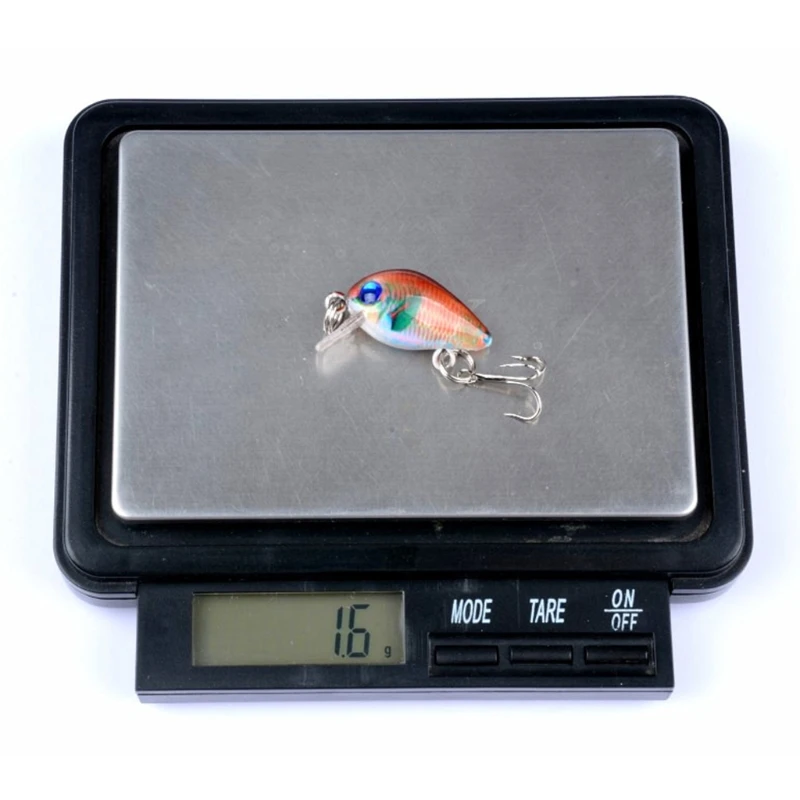 

6 Pcs Mini Wobblers Crankbait Fishing Lure Crank Artificial Hard Bait 1.5g 3cm Floating Wobbler for Fish Bass Fishing