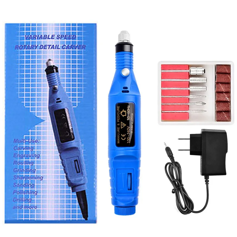 Аппарат для маникюра и педикюра DIOZO электрическая мини дрель