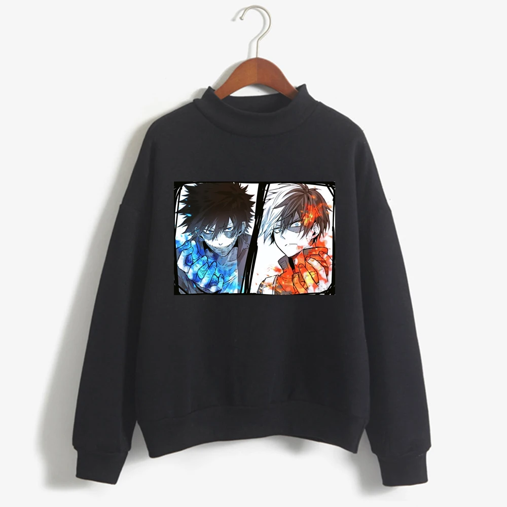 

Anime My Hero Academia Dabi Shoto Todoroki Print Streetswear Hoodies Women's Clothes