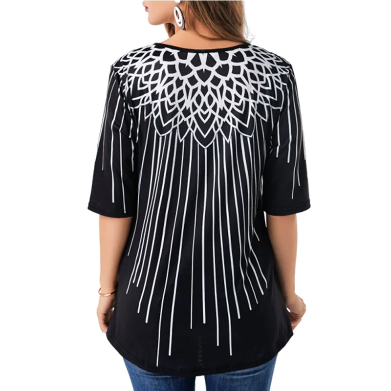 Модная рубашка с принтом листьев женская блузка коротким рукавом сезон