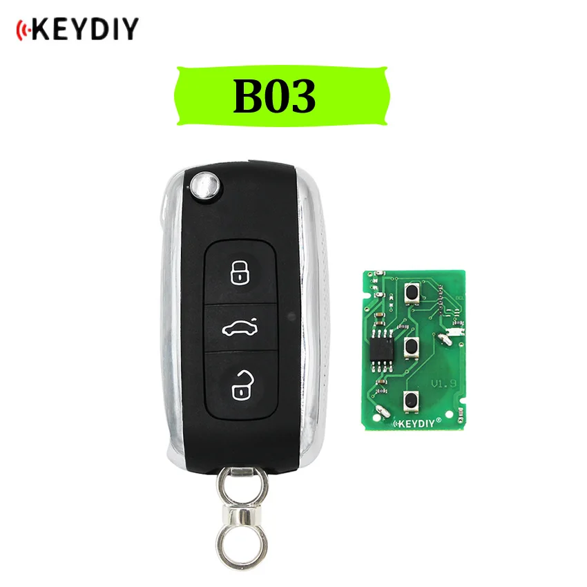 KEYDIY Универсальный 3 кнопки дистанционного ключа B03 серии B для KD900 + URG200 мини KD X2