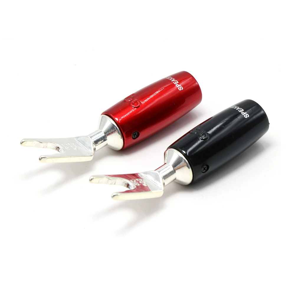 4 шт. Серебристые мульти-пики серии 500 для аудиокабеля динамика разъем кабеля |