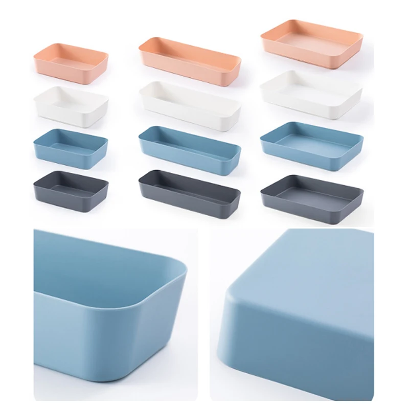 Makeup Organizer Box Plastic Cosmetics Storage Drawers For Tableware Desktop Kitchen | Дом и сад