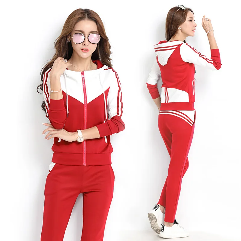 Женский спортивный костюм комплект из двух предметов топы и штаны одежда дышащие