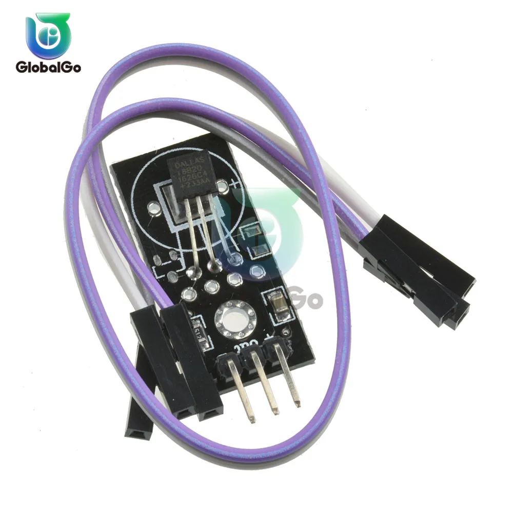 DS18B20 модуль датчика температуры комплект водонепроницаемый цифровой датчик