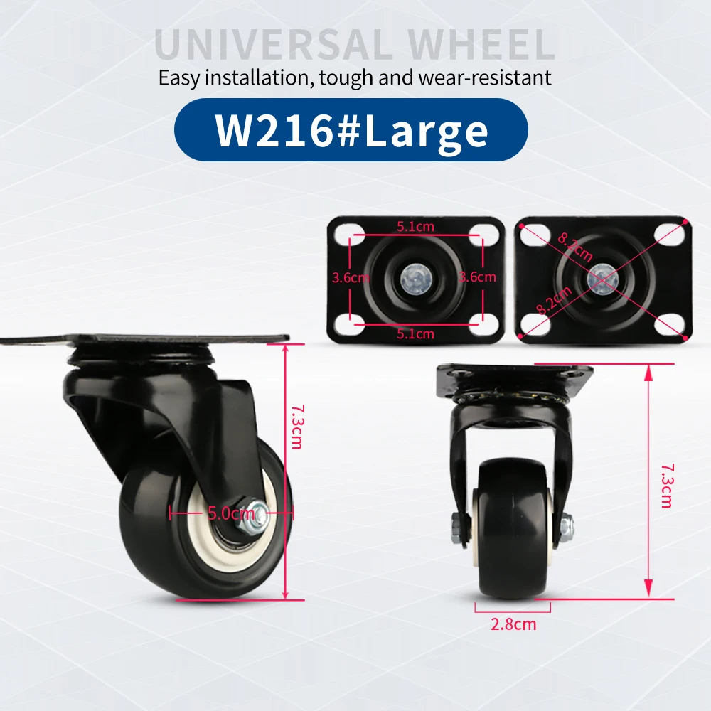 TANGYIPIN W216 Luggage wheels replacement suitcases trolley case universal parts password box heavy-duty repair custom wheel