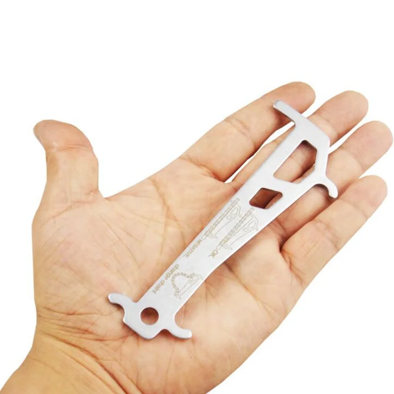 

G144 Bicycle chain measuring ruler chain wear measurement tool chain hook mountain bike chain detection tool
