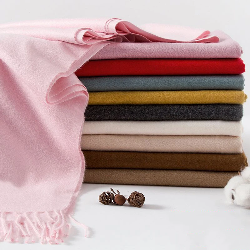 

Fashion Woman Winter Scarf Female Scarves Cashmere Handfeeling Winter Warm Wraps Solid Color Winter Hijab Scarf Neck Gaiter