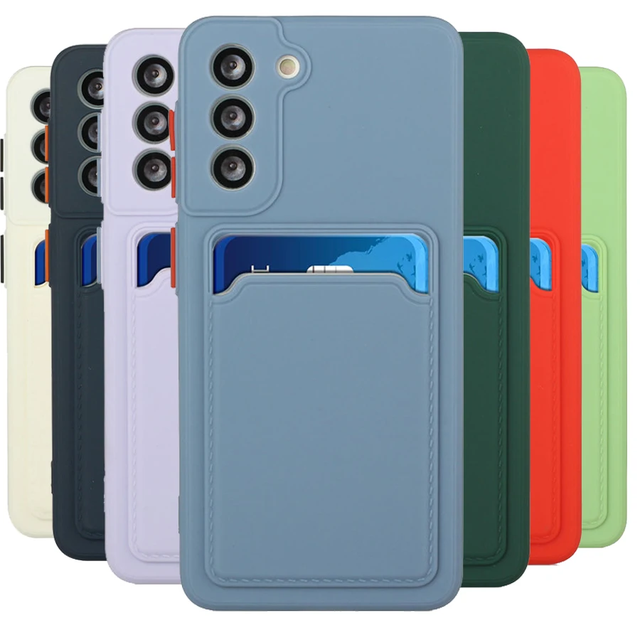 

For Samsung Galaxy S21 Ultra S 21 Plus 5G Case Shockproof Case Galaxy S21 S 21 Card Back Phone Cover for Galaxy S21 S21+ Etui