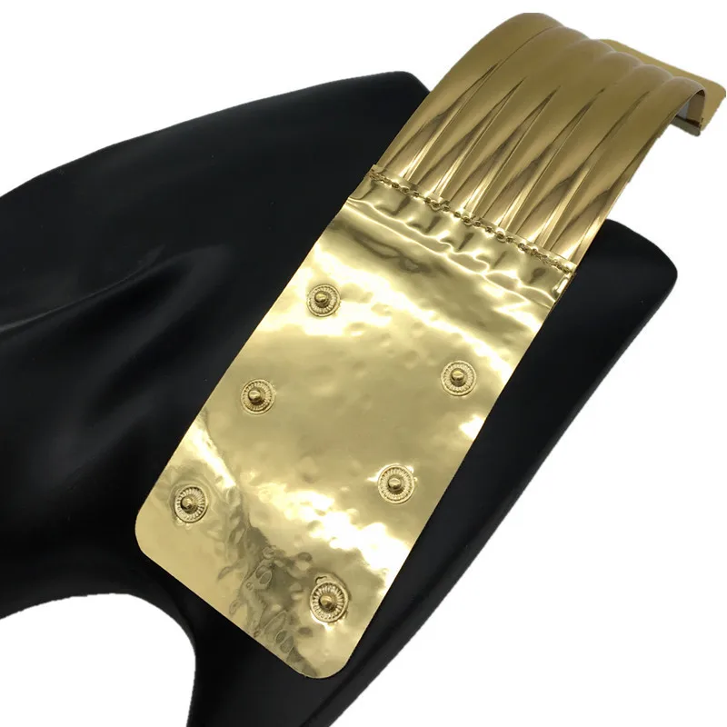 Модные ювелирные изделия африканские ожерелье браслет Золотое многослойное