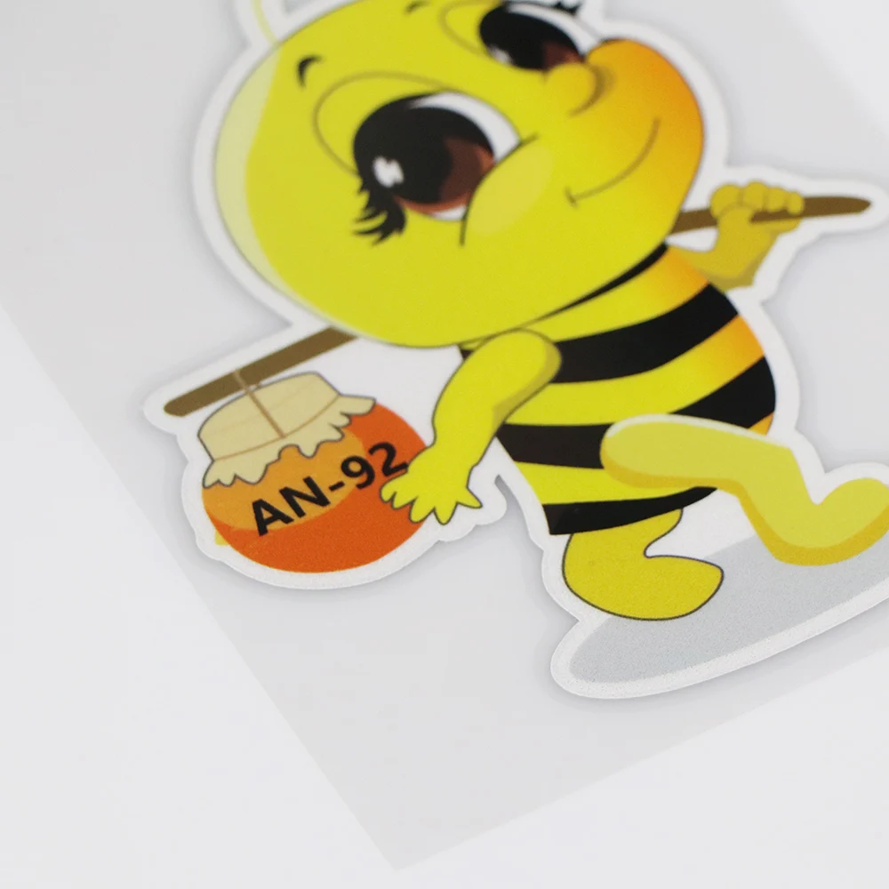 YOJA 9.5X12.5CM Lovely Cartoon Vinyl Decal Car Stickers Yellow Bee An-92 ZT3-0075 | Автомобили и мотоциклы