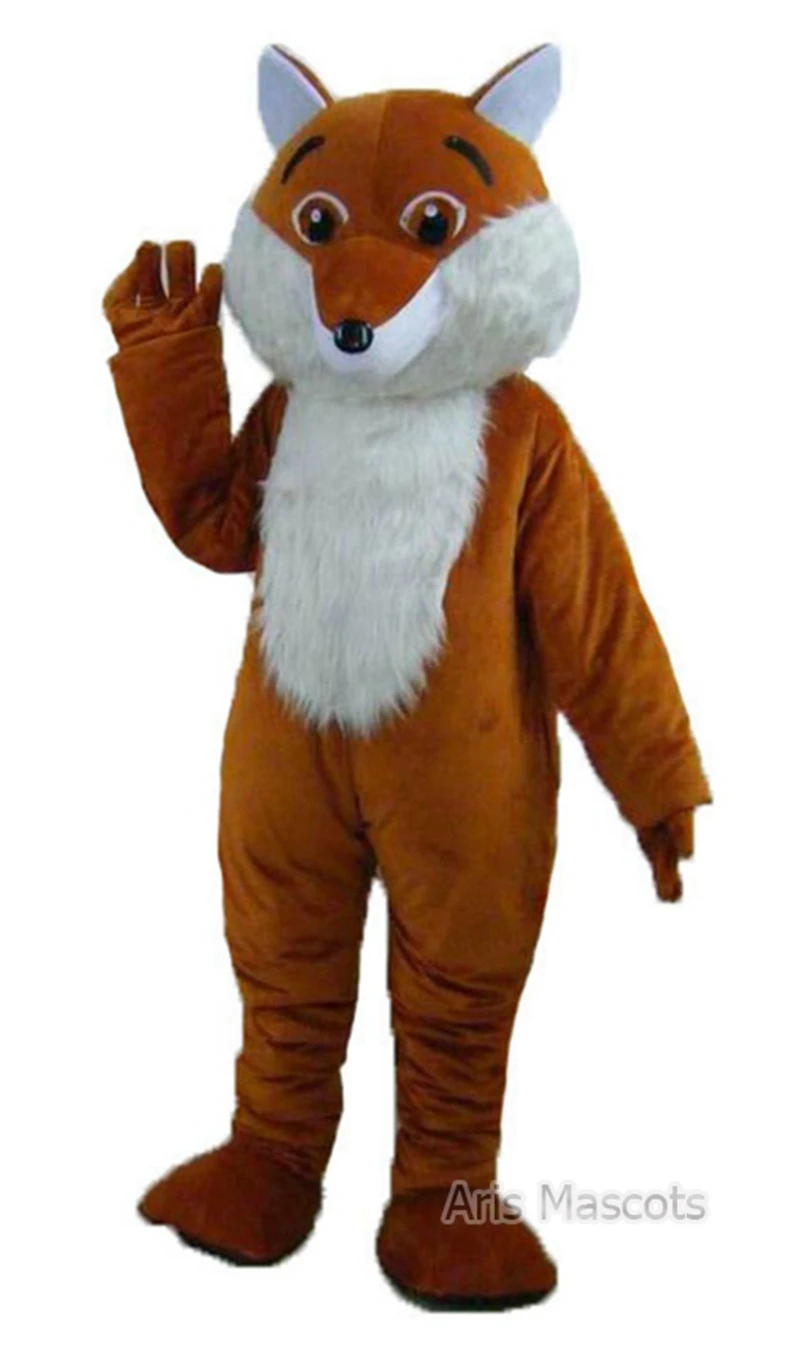 Костюм талисман для взрослых плюшевая лиса сценические костюмы цельнокроеная