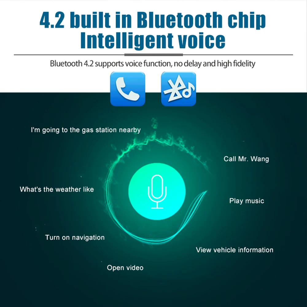 $52.17 Podofo 1 Din 5.1'' Universal RDS MP5 Car Radio Player Music Movie Player Voice Assistant With FM USB SD DVR Touch Screen