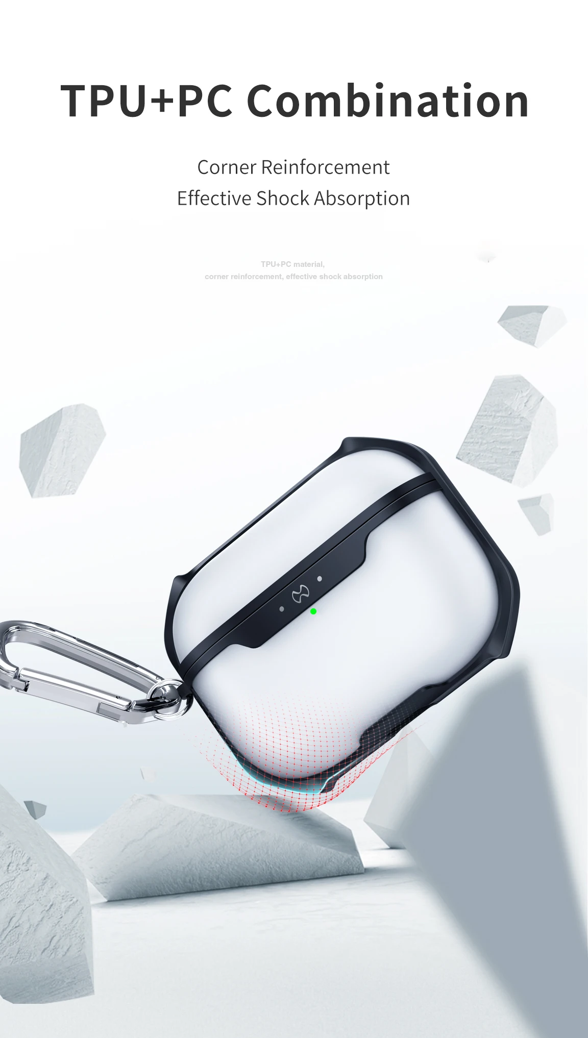 Xundd чехол для наушников для Apple AirPods Pro Чехол беспроводной Bluetooth прозрачный AirPod 3 чехол для Airpod 1/2 Пылезащитная крышка