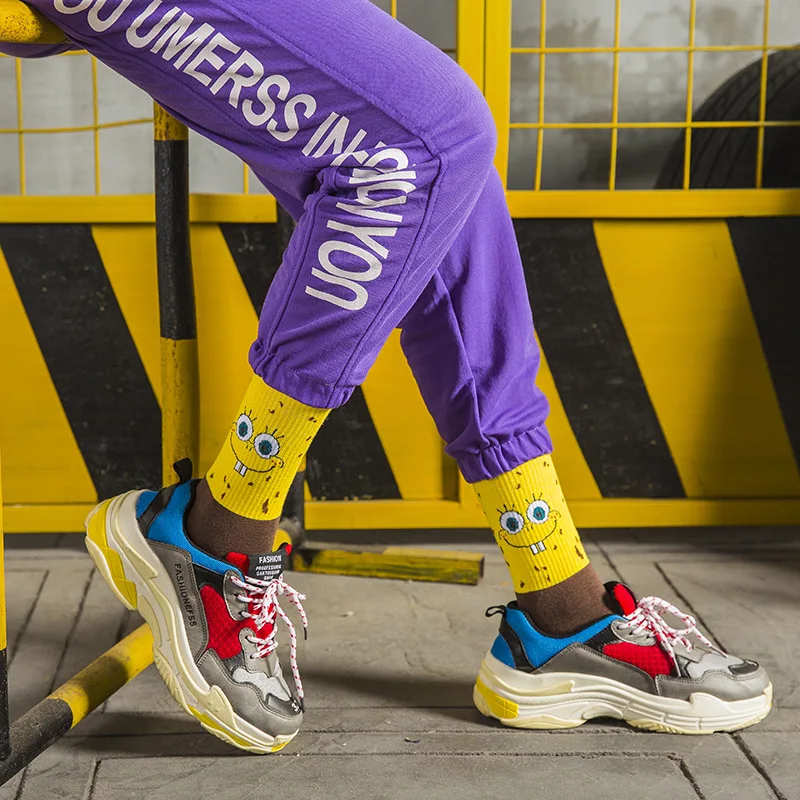 Квадратные брюки Губка Боб сквозвард щупальцы Песчаные Щеки Мультяшные модные