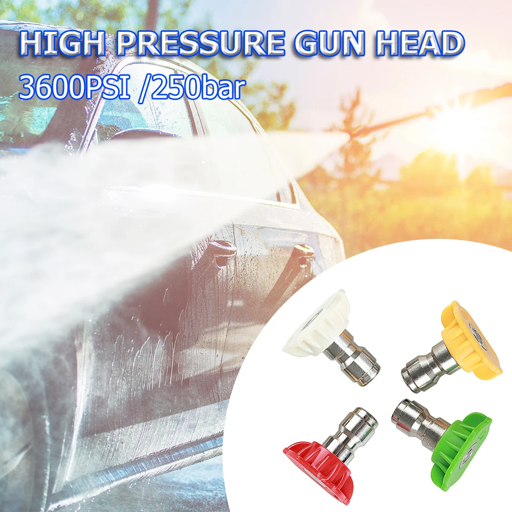 4pcs Pressure Washer Tips 2.5 GPM Power Washer Attatchments 
