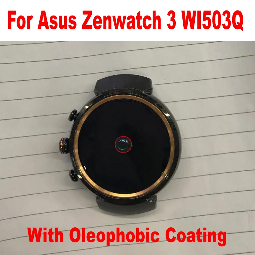 Original Best LTPro AMOLED LCD For Asus Zenwatch 3 WI503Q Display Screen With Frame Touch Panel Digitizer Assembly Zenwatch3 | Мобильные