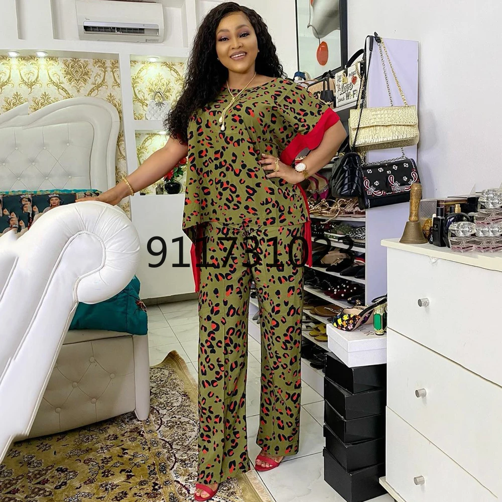 

Женский комплект из двух предметов, футболка и брюки Дашики с Африканским принтом, женская одежда, анкарская блузка, женский халат, S9035, 2021