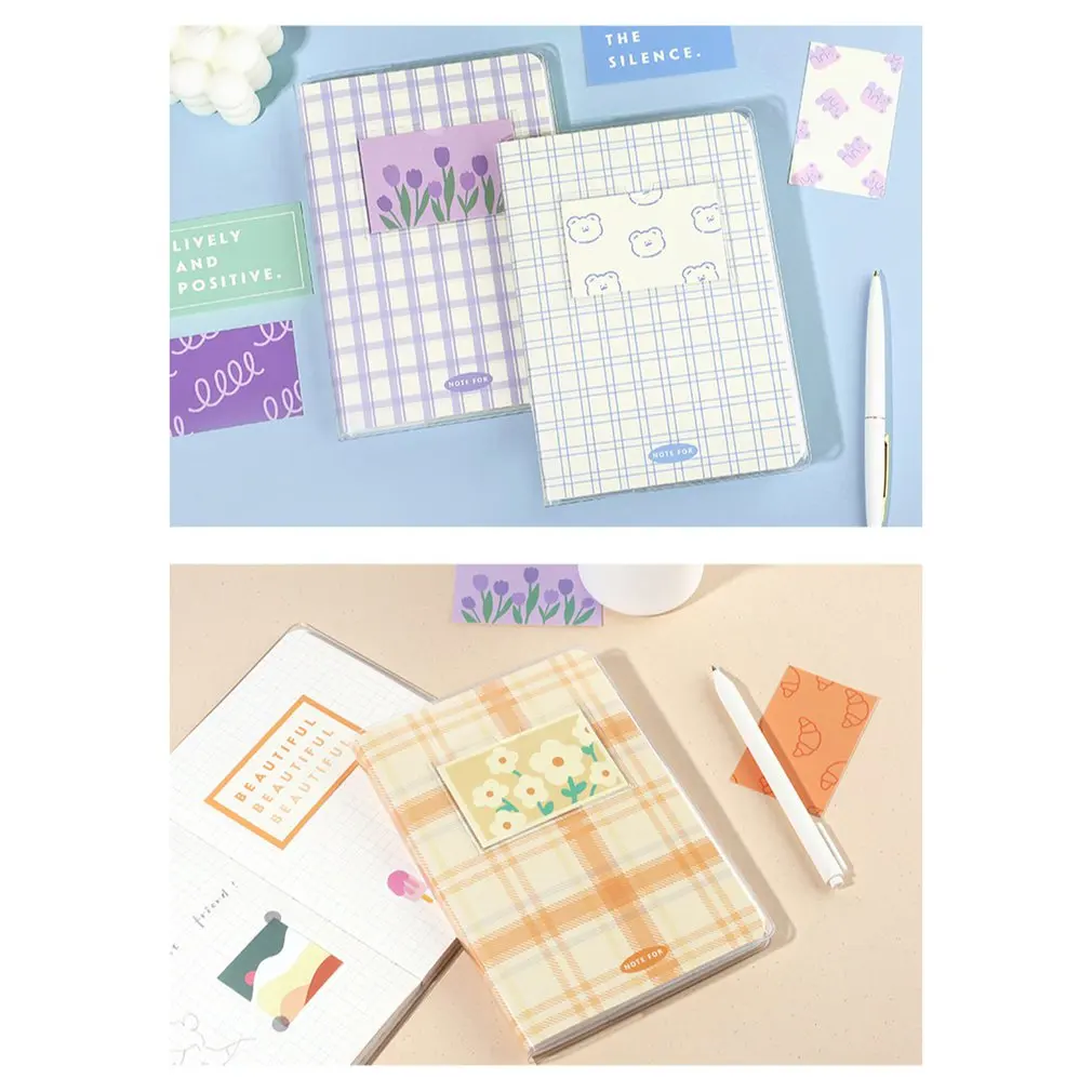 

Классический блокнот, симпатичная Обложка, клетчатый блокнот в твердой обложке, записная книжка, профессиональный блокнот для изготовлени...