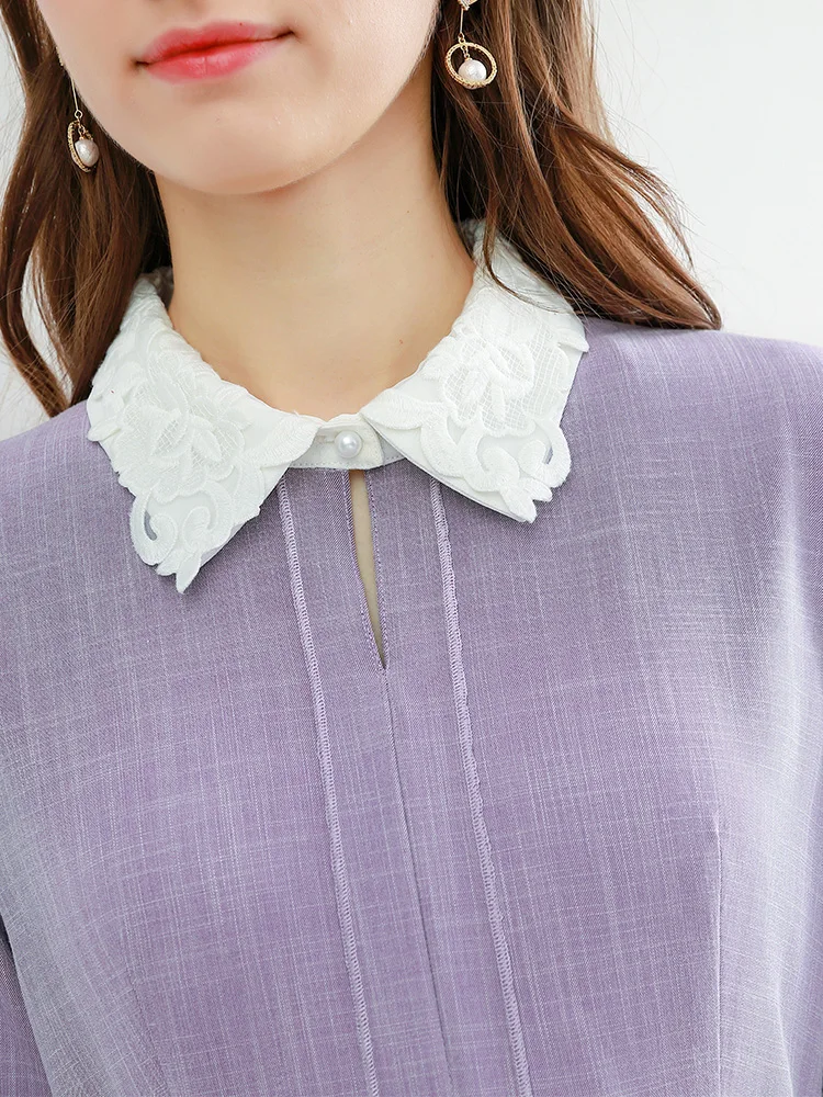 Женское Хлопковое платье трапециевидной формы Only Plus элегантное весеннее Платье