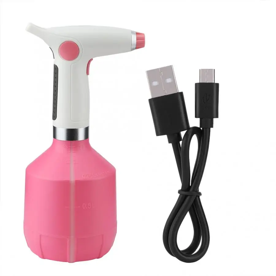 Баночки для воды садовые USB аккумуляторные электрические бутылки с распылителем полив инструмент для цветочных растений Электрический Душ полив - Цвет: A