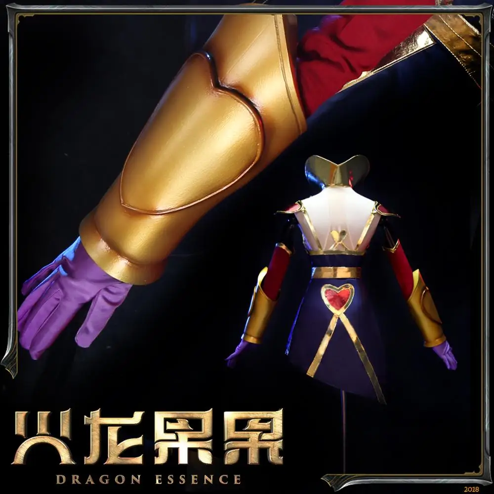 

2019 Anime Hot Game LOL Rebel Xayah Cosplay Costume Valentine's Day Heart Hunter halloween costumes for women Free Shipping
