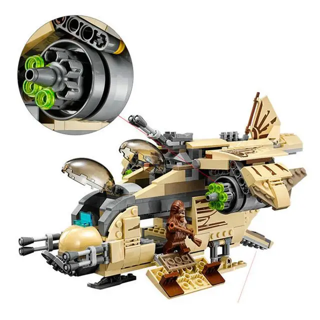 10377 Gunship Звездные войны серии 05145 05004 X-Wing Starfighterd 05147 имперский десантный корабль строительные блоки кирпичи подарок для детей Совместимость - Цвет: 10377 Gunship