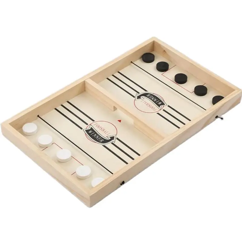 Деревянная настольная хоккейная игра Φ интерактивная игрушка - Цена: 823.29