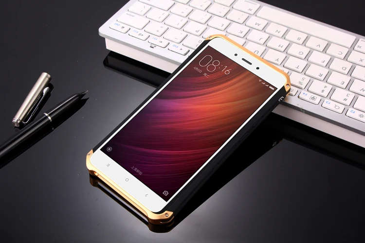 Текстурированная антиосенняя Металлическая Рамка PC BackPlate для Redmi Note 4X Note4 Global алюминиевый сплав бампер чехол Note 4 крышка с подарком