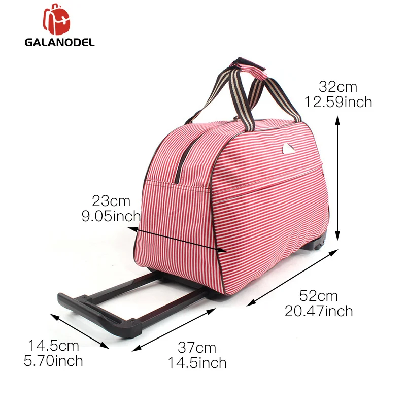 Дорожная сумка на колесиках чемодан женские и мужские дорожные сумки для