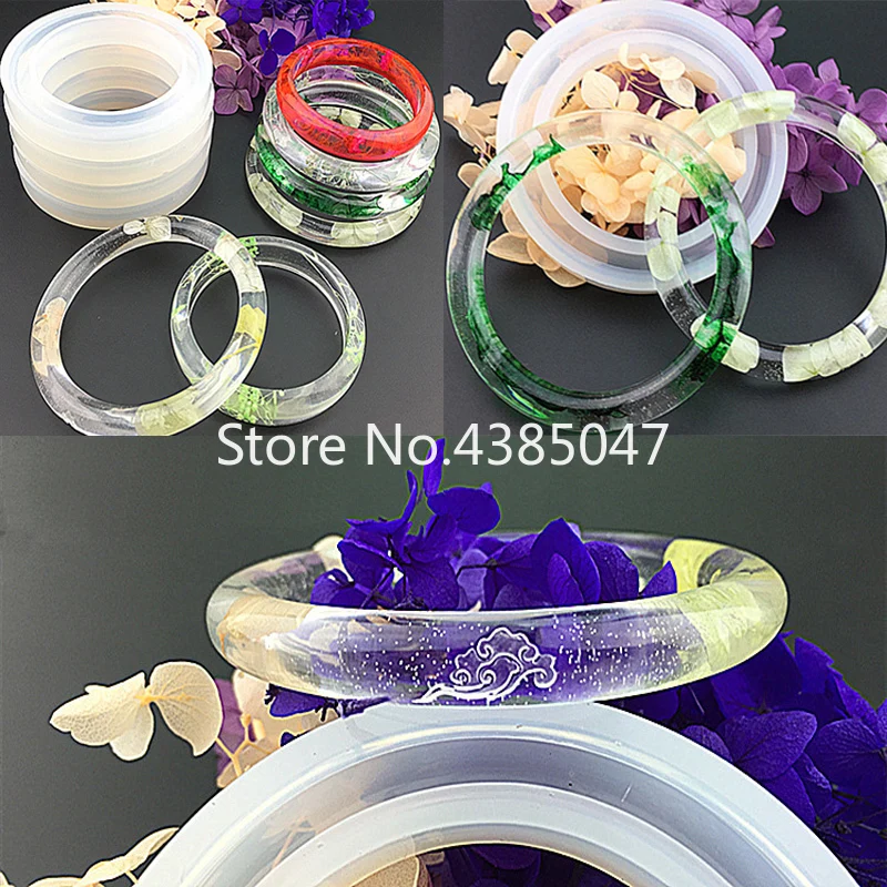 1 шт. Мягкая силиконовая Ювелирная Форма браслет из эпоксидной смолы для браслета