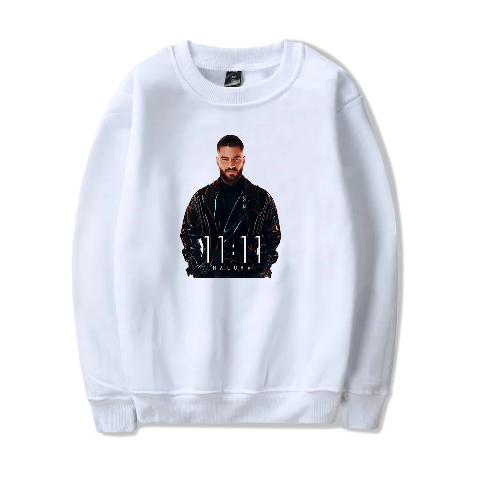 Горячая maluma монолитные толстовки для мужчин/женщин толстовки Harajuku maluma модные повседневные корейские поп осень зима