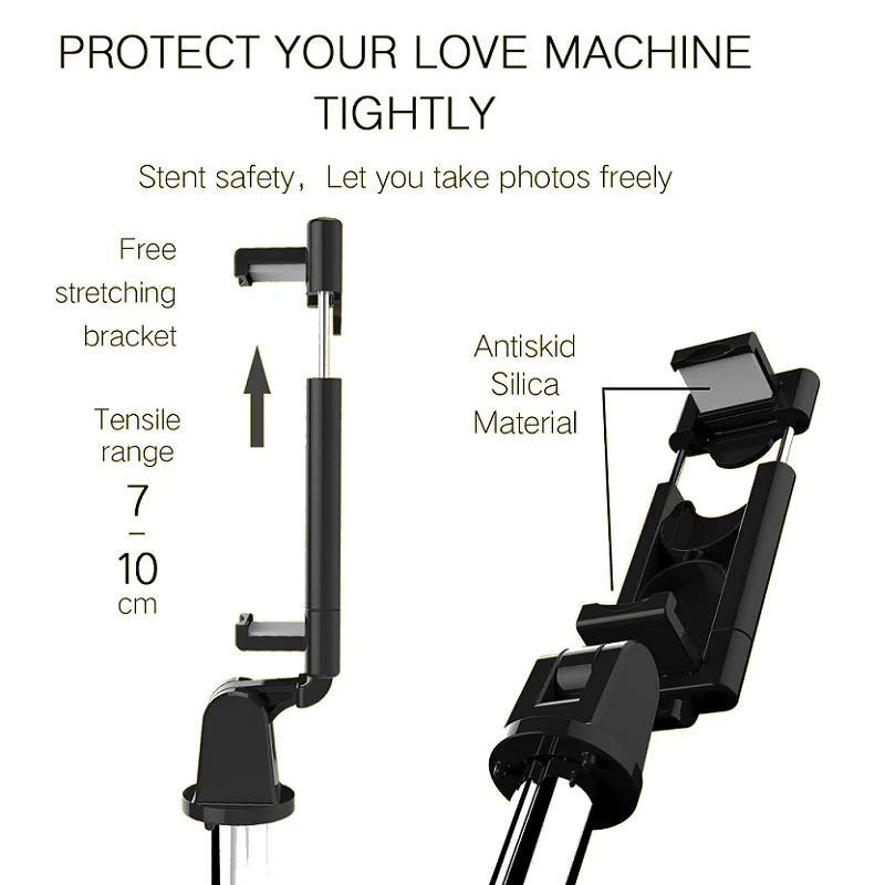 Беспроводная селфи-Палка с Bluetooth складной ручной монопод дистанционным затвором