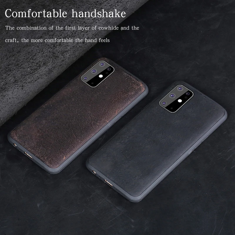 Fashion shockproof Leather case For Samsung s20 ultra plus A50 a30 s7 edge s10e s9 back cover Galaxy Note 10 a8 2018 | Мобильные
